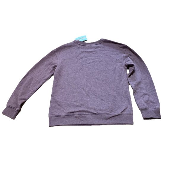 Cat & Jack Sweatshirt Boys Dark Brown Fleece Crewneck Sweater Size L (10-12) - Picture 4 of 4